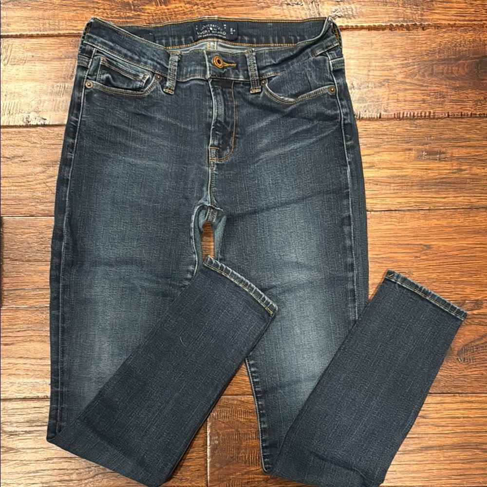 Lucky Brand Blue Ankle Cropped Jeans with Stretch